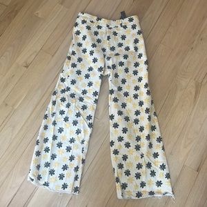 Zara - Floral Jeans (the marine straight)